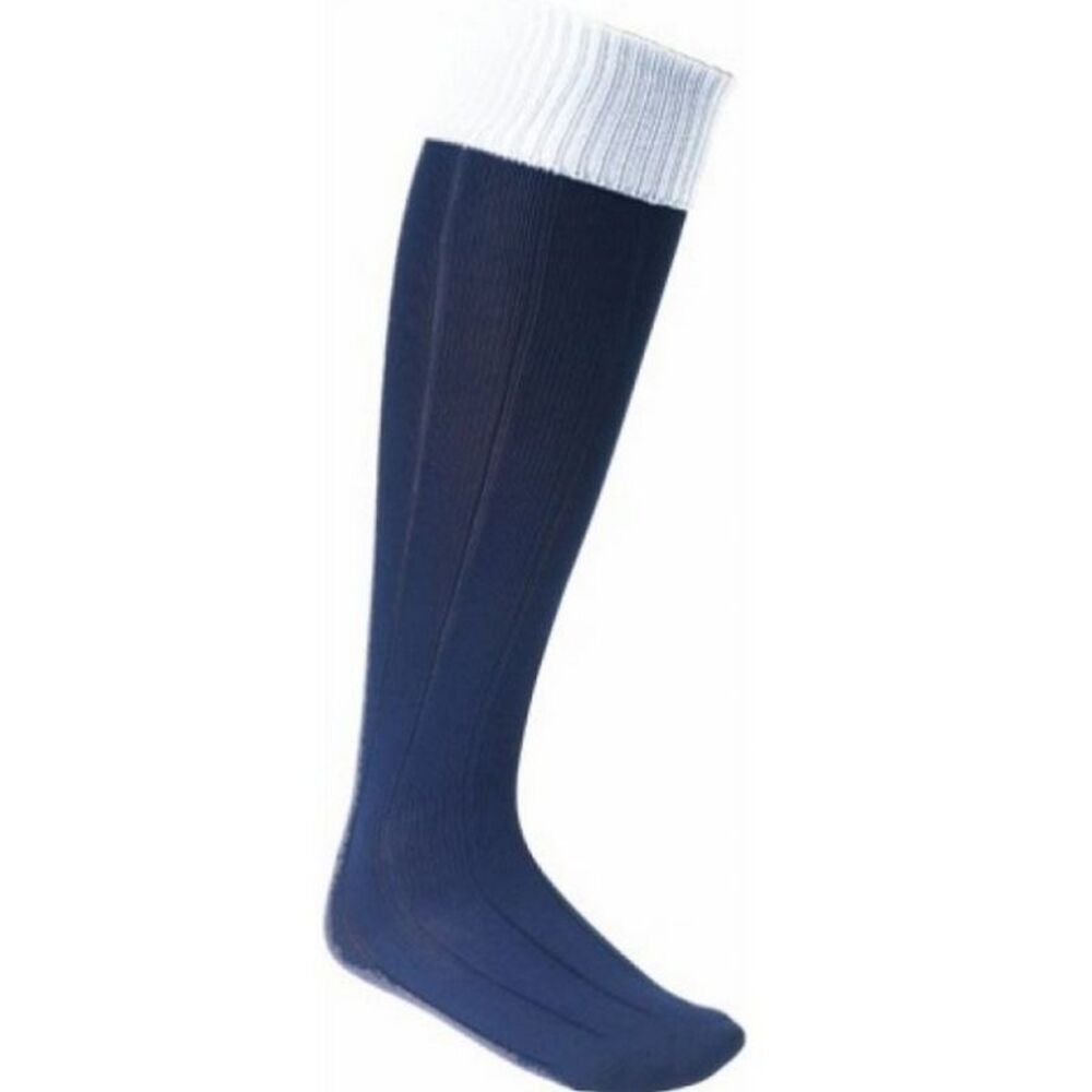 Euro Childrens/Kids Socks / Navy/White